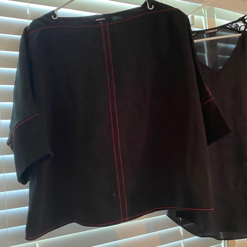 Express black dress top